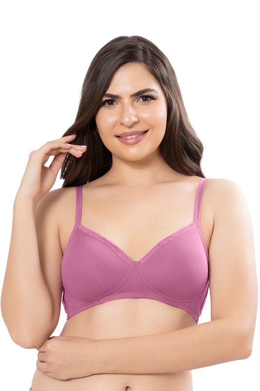 10202 Amante Bra Plain & Print cotton bra, Padded, padded bra, T-shirt Bra - bare essentials