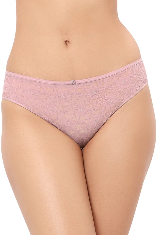 Floral Romance Three-Fourth Coverage Low Rise Bikini Panty 10306 Bikini, lace, Panties - bare essentials