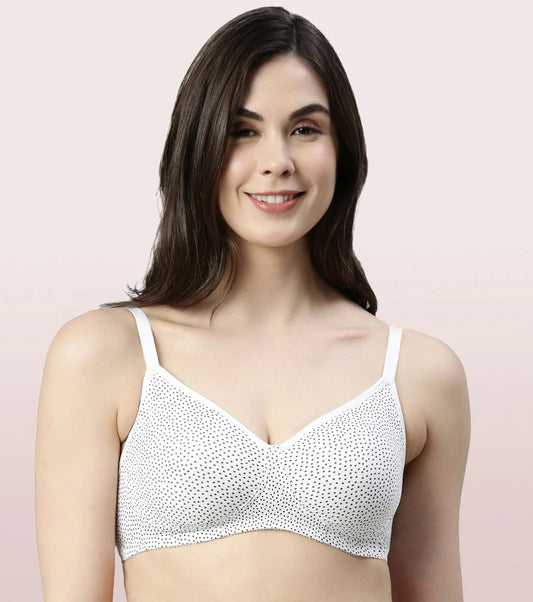 AO42 Side Support Shaper Stretch Cotton Everyday Bra full coverage, Full support bra - bare essentials