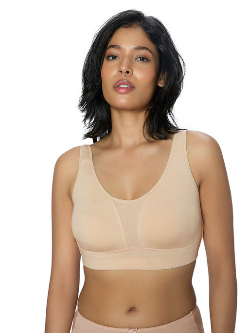 Cotton Grace Minimizer Non-Wired Non-Padded Full Coverage Bra E004408