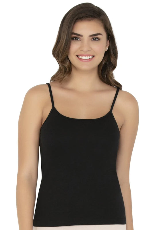 77201 Solid High Coverage Cotton Camisole Camisole, Cotton, Slip, Slips - bare essentials