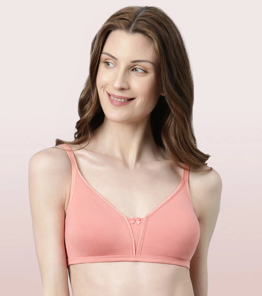 AO72 Enamor Stay New Comfort Triangle Cotton T-Shirt Bra enamour bra, new style bra - bare essentials