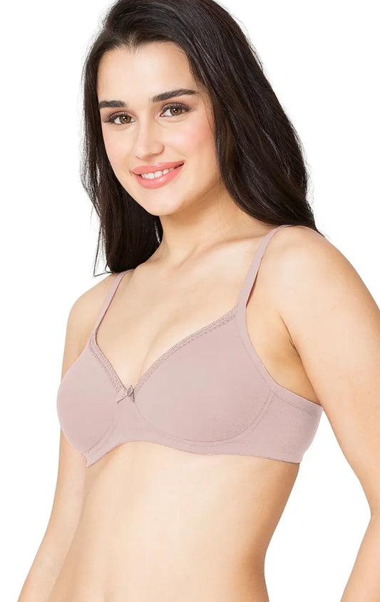Vismay Pearl Thin Padded T Shirt Bra lightly padded, non wired bra - bare essentials
