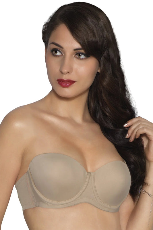 Strapless Padded Wired Multiway Tube Bra 10808 padded bra, Strapless Bra, underwired bra - bare essentials