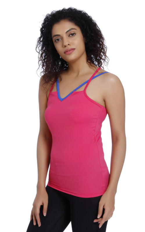 Aria Leya- Yoga Top -Evening Sky -Pink Aria Leya, Designer collection, Pink, Yoga Top - bare essentials