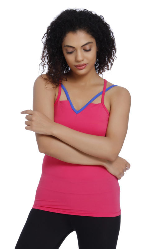 Aria Leya- Yoga Top -Evening Sky -Pink Aria Leya, Designer collection, Pink, Yoga Top - bare essentials