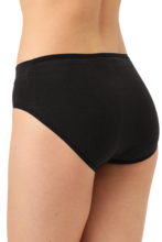 Inner Sense Organic Cotton Antimicrobial Maternity Panty - Pack of 2 Skin_Black black, black and nude, Cotton, featured, full back coverage, Maternity, Maternity Panties, Maternity Panty, nud