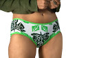Underworld.Co Organic Cotton Panties - INTO THE WILD (WHITE) Boyshorts, Cotton, featured, organic, Panties - bare essentials