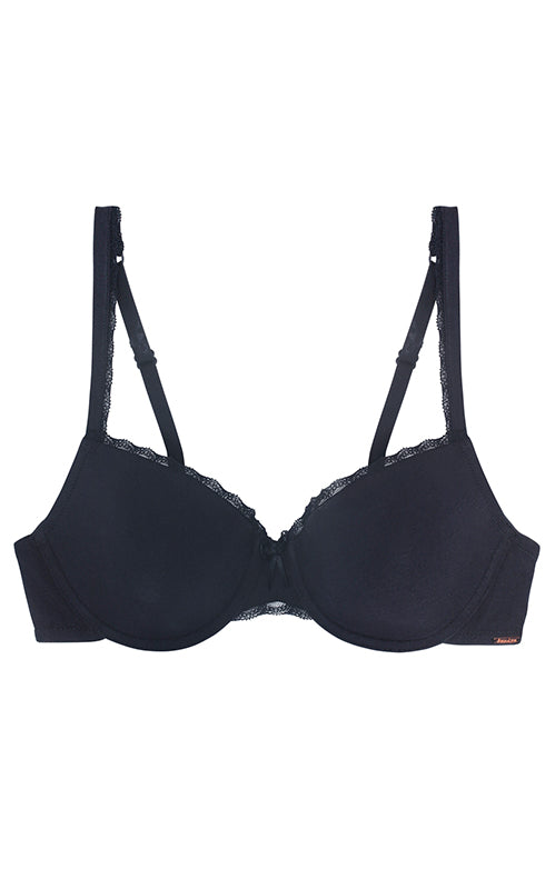 Aria Leya - Defying the 9-5 Cotton T-Shirt Bra Aria Leya, black, Bras, Cotton, Cotton bra, Cotton t-shirt bra, Designer collection, t-shirt bra, underwired - bare essentials