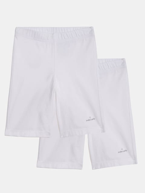 SG03 Girl's Super Combed Cotton Elastane Stretch Shorties Jockey - bare essentials