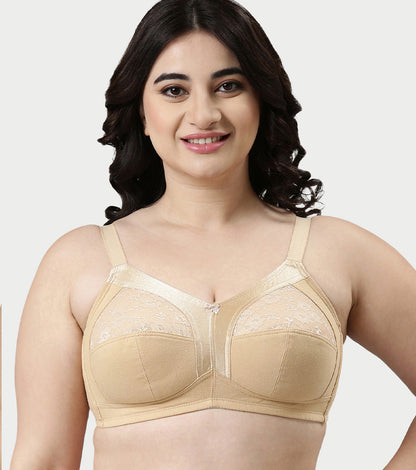 AO14 Enamor M-Frame Side Shaper Panel Women's Cotton Everyday Bra