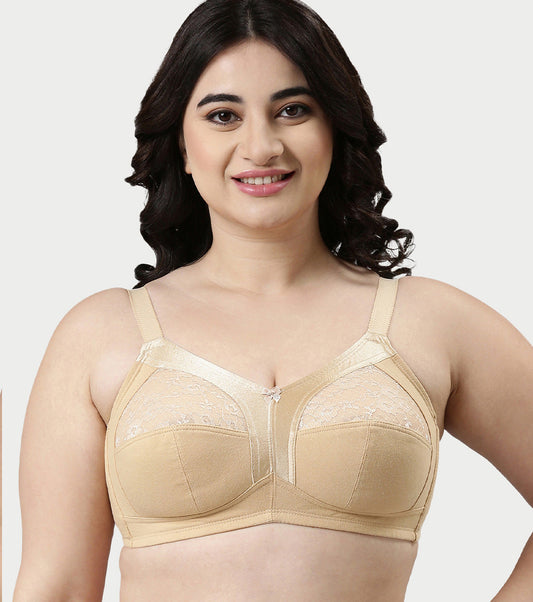 AO14 Enamor M-Frame Side Shaper Panel Women's Cotton Everyday Bra