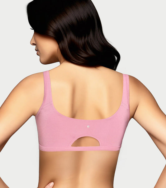 IB06 Enamor BambooBliss Pop-on Bra, Non-Padded, Wirefree, High Coverage