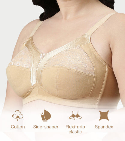 AO14 Enamor M-Frame Side Shaper Panel Women's Cotton Everyday Bra