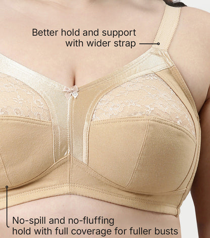 AO14 Enamor M-Frame Side Shaper Panel Women's Cotton Everyday Bra