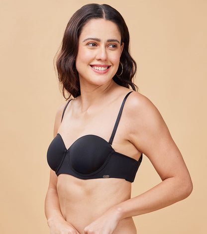 F132 Enamor Strapless Transparent Back Bra