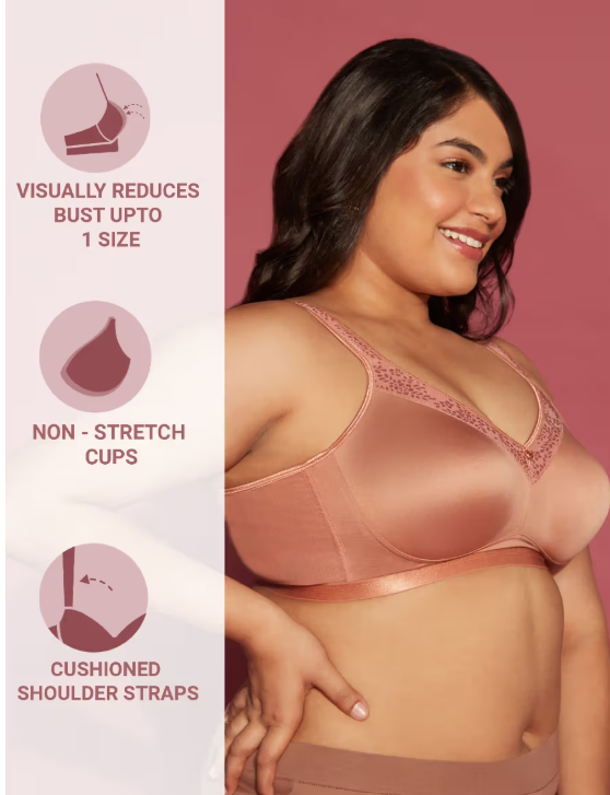 258 Nykaa Minimizer Non Padded Bra