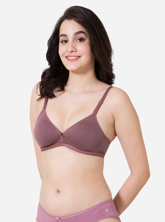 MV01 Plunge neck padded bra VSTAR Padded, padded bra, plunge bra - bare essentials