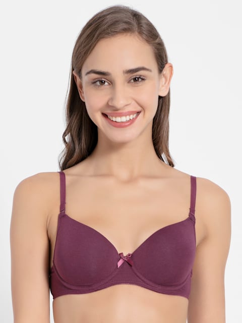 Bra 1245 Jockey Women's Under-Wired Padded Padded, padded bra, underwired - bare essentials
