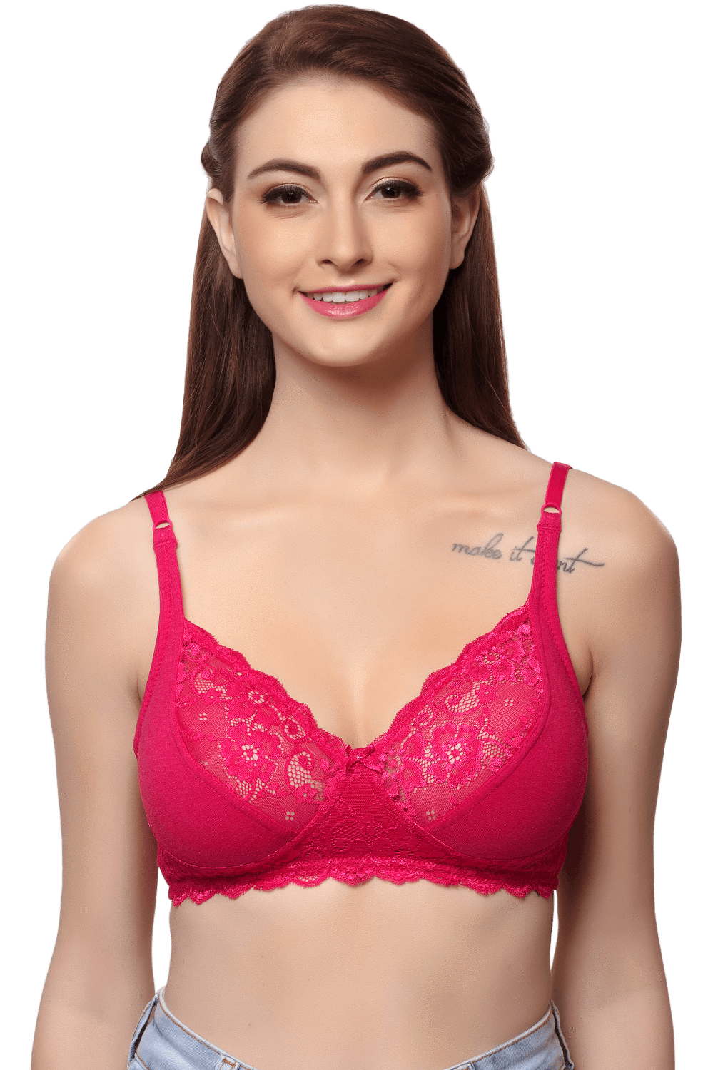 Inner Sense Organic Cotton  Antimicrobial Laced non-Padded Bra Bras, featured, organic - bare essentials