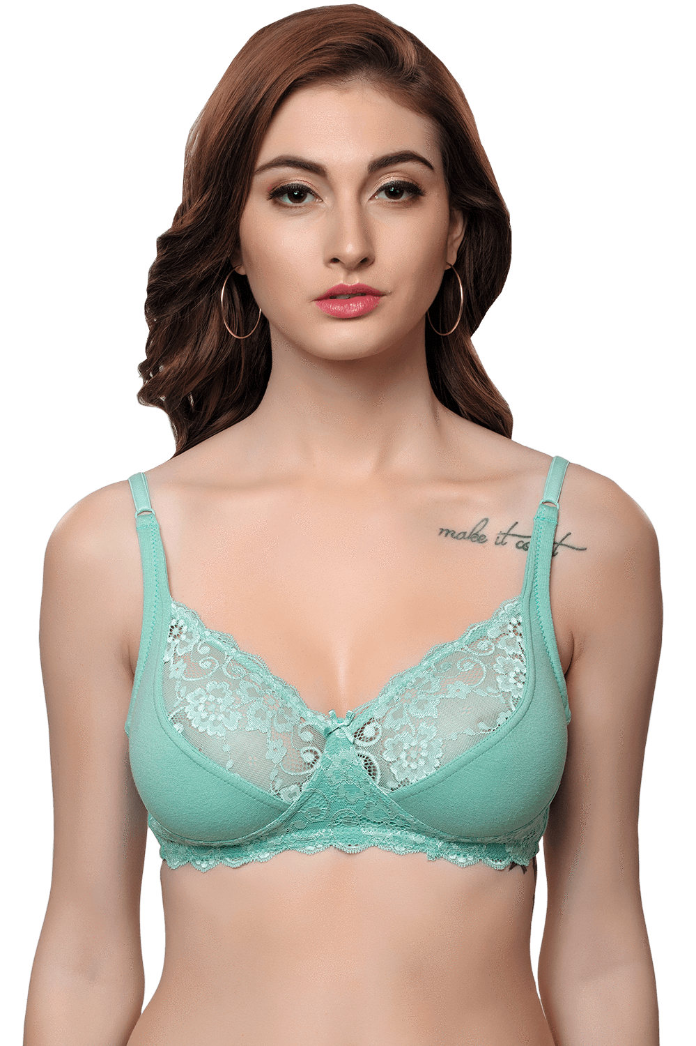Inner Sense Organic Cotton  Antimicrobial Laced non-Padded Bra Bras, featured, organic - bare essentials