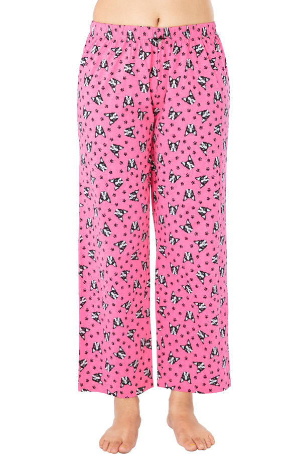 Cotton Pajama - Pink Dog - NW112SS18 Cotton, loungewear, Night Wear, nightwear, pajama, prettysecrets, sale - bare essentials