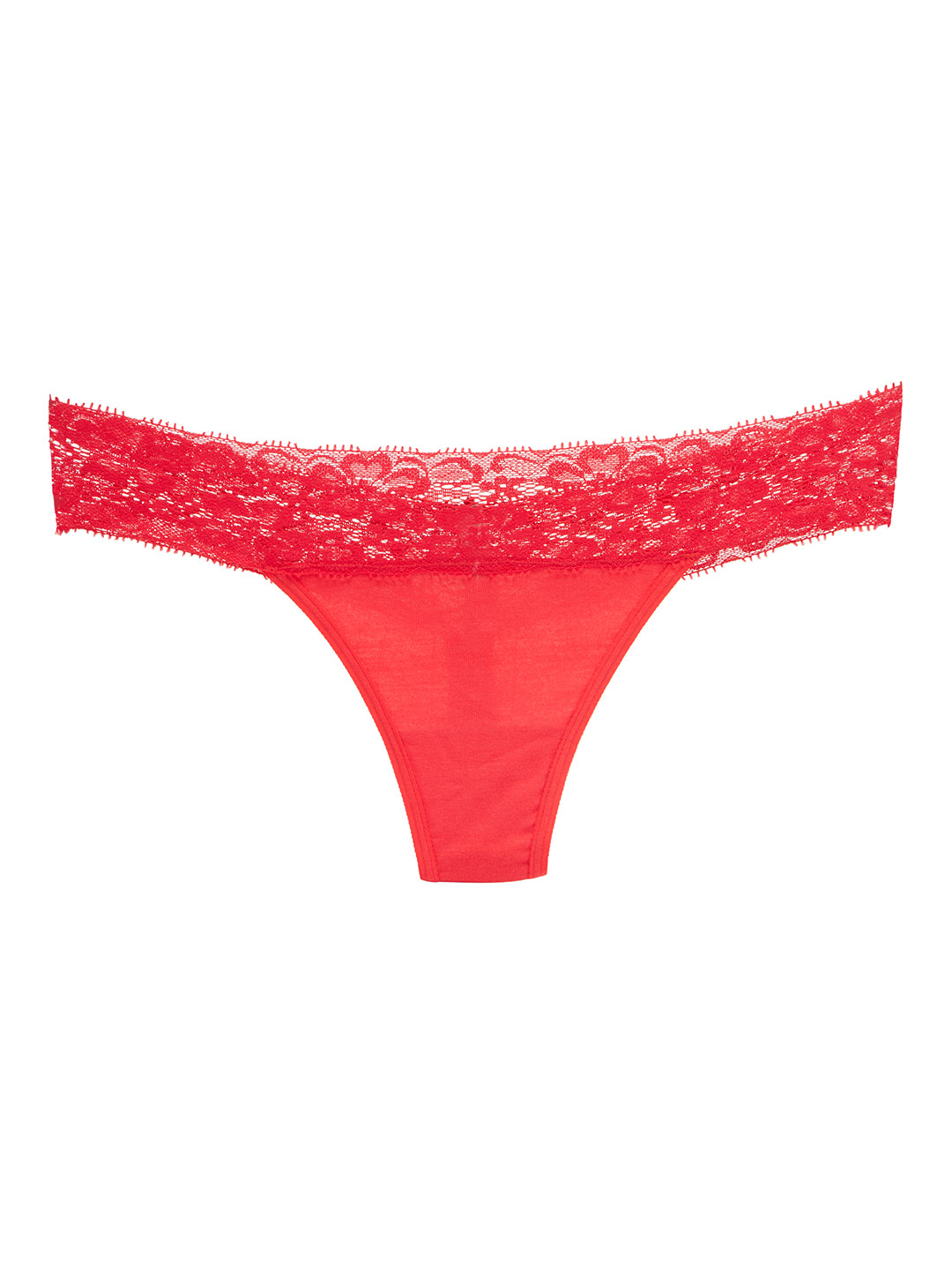 Supersoft Lacy Thong - Red - P1010 featured, lacy, Low Rise, Panties, prettysecrets, Red, Thong - bare essentials