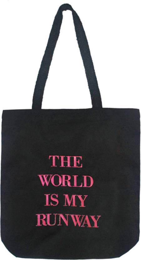 Tote Bag - Black accessories, bag, Black, Cotton, featured, prettysecrets, sale, Tote bag - bare essentials