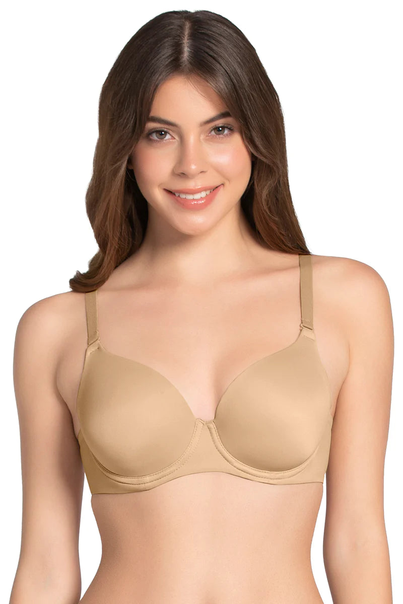 Smooth Moves Padded Wired T-Shirt Bra - Sandalwood 81601 Bras, padded bra, T shirt bra, underwired bra - bare essentials