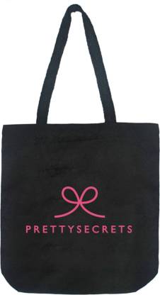 Tote Bag - Black accessories, bag, Black, Cotton, featured, prettysecrets, sale, Tote bag - bare essentials