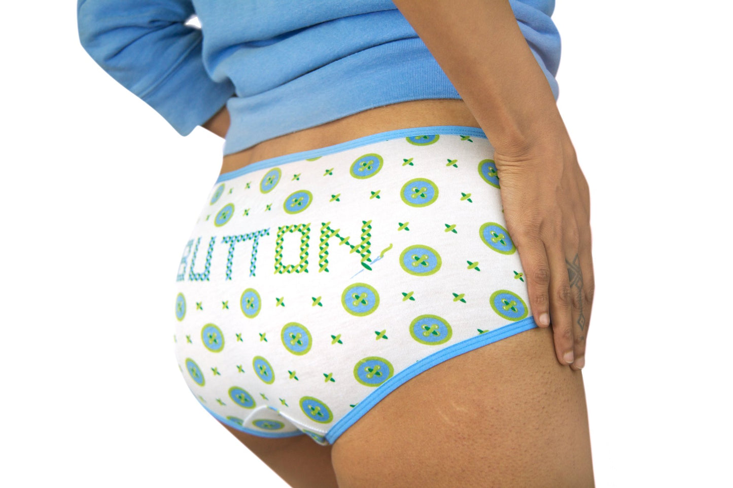 Underworld.Co Organic Cotton Panties - BUTTON Boyshorts, Cotton, featured, organic, Panties - bare essentials