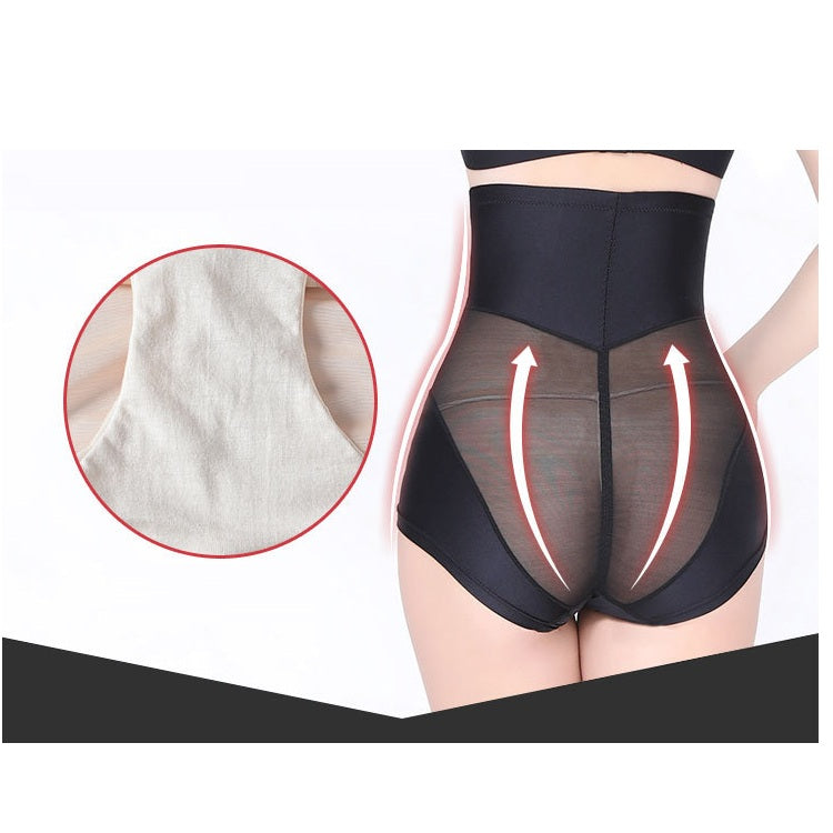Satin Nylon Butt Lifter High Waist Mesh Backless Body Shaper Panty Shapewear with Zipper and Hook featured, Panties, shapewear - bare essentials
