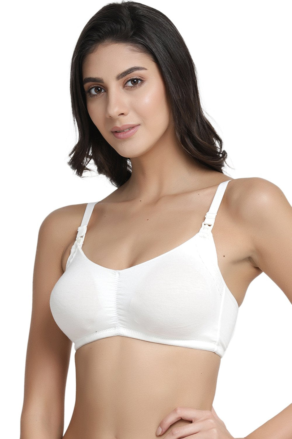 Inner Sense Organic Cotton Antimicrobial Soft Nursing Bra with Removable Pads featured, Maternity, organic - bare essentials
