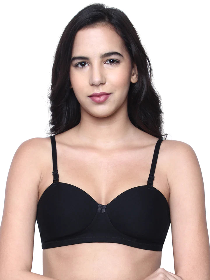 Lightly Padded Non Wired Tshirt Bra-ROMI – bare essentials