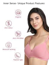 Inner Sense Organic Antimicrobial Wire-Free Padded Bra Bras, Cotton, featured, full coverage, organic, Padded, T-shirt Bra - bare essentials