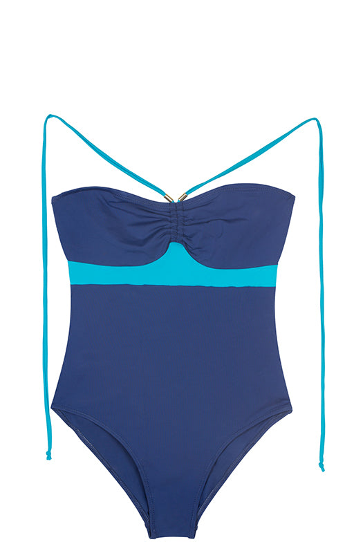 Aria Leya - Sun Kisses Skin - Blue Swimsuit Aria Leya, Blue, Designer collection, swim wear, swimsuit, swimwear - bare essentials