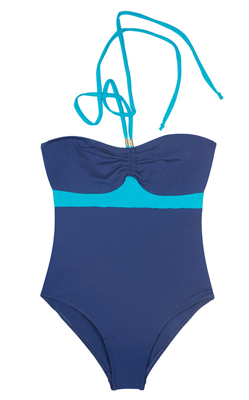 Aria Leya - Sun Kisses Skin - Blue Swimsuit Aria Leya, Blue, Designer collection, swim wear, swimsuit, swimwear - bare essentials