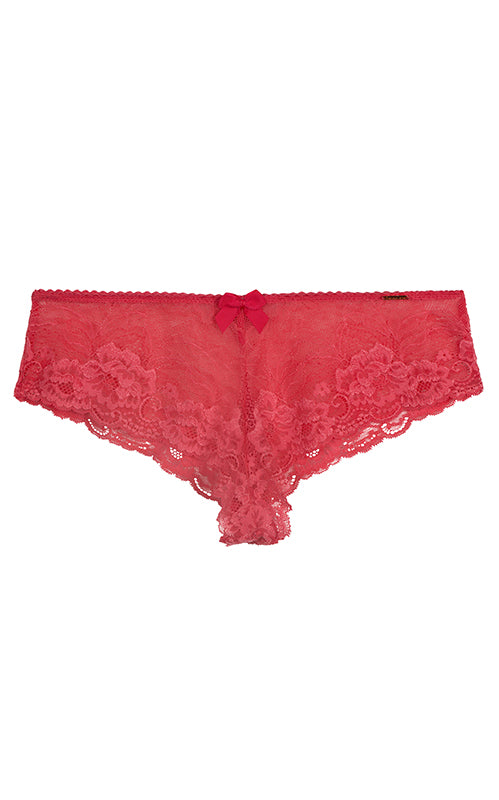Aria Leya - Solo for the Soul Lace Shorty - Pink Aria Leya, bridal, Bridal Collection, Designer collection, featured, full back coverage, lacy, Panties, pink, Women's briefs, Women's underwea