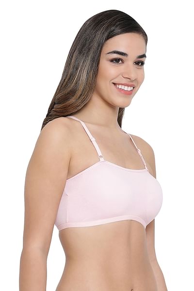 Padded Non Wired Teen Bra in Light Pink – bare essentials