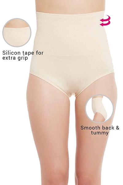 Tummy Tucker With Silicon Grips - Light Skin Colour featured, shapewear - bare essentials