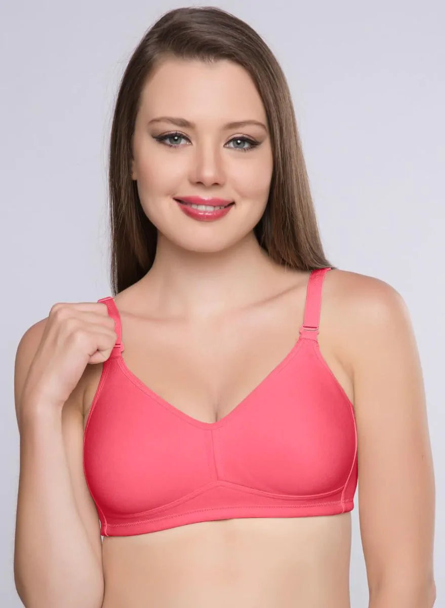 Minimizer Scarlet Trylo full coverage, Full support bra, minimizer, non - padded bra, non wired bra, T-shirt Bra - bare essentials
