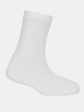 Unisex Kid's Compact Cotton Stretch Solid Crew Length Socks With Stay Fresh Treatment JOCKEY 7800  - bare essentials